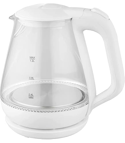 Amazon | ビタントニオ エレクトリックガラスケトル VEK−600 ホワイト