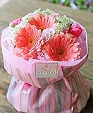 【 クール便 】 花束 ギフト 自立 する花束 Mサイズ （ラブリー ピンク ）不思議な花束 生花 ブーケ