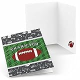 End Zone – Football – ベビーシャワーまたは誕生日PARTY Thank Youカード( 8 Count )