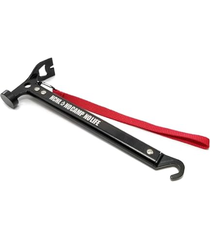 Amazon.co.jp: Hawk Zing キャンプ用ペグハンマーテント ハンマーペグ