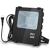 投光器30W 作業灯 延長3M 3年間保付き PSE認証済 電磁波が電子機器に妨害を与える問題が起きない