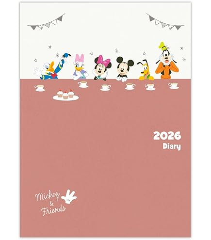 ダッフィー&フレンズ　2026年 カレンダー スケジュール帳　３種 Amazon.co.jp: ダッフィー＆フレンズ 2026年（令和8年）手帳