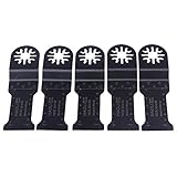 5pcsユニバーサル109x32.5mm HCSブラック振動マルチツール木材カッターソーブレードFein Dremelボッシュ用