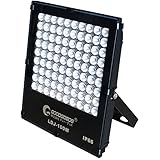 GOODGOODS LED 作業灯 100W 14040LM 極薄型 投光器 LEDライト 屋外 防水 狭角40° 夜間作業 屋外照明 【一年保証】 LDJ-100M