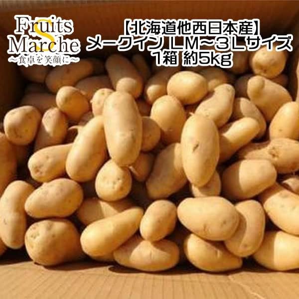 大人気品種の　メークイン 64 Amazon | 名手農園 淡路島じゃがいも メークイン 2025年産 3kg