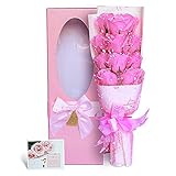 Yobansa 　造花 フレグランスソープ フラワー 石鹸の花 花束 ギフト（ 母の日 ・ バレンタイン ・ ホワイトデー ・ 入学 ・ 卒業 ・ 誕生日 ・ 結婚記念日 など 様々な お祝い の シ