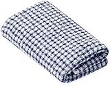 やわらぎ フェイスタオル 今治産 ウルソン ジャガードチェック ブルー34×85cm