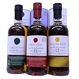 シングルポットスティル3種 レッドスポット46度、イエロースポット46度、グリーンスポット40度700ｍｌ アイリッシュウイスキー