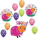 loonballoon It 's A Girlてんとう虫ベビーシャワー( 11 )デコレーションMylar &ラテックスバルーンセット