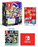 Nintendo Switch(有機ELモデル) スプラトゥーン3エディション+【任天堂ライセンス商品】Nintendo Switch (有機ELモデル)専用有機EL保護フィルム 多機能+Nintendo Switch専用カードケース カードポケット24 スプラトゥーン3(【Amazon.co.jp限定】Nintendo Switch ロゴデザイン マイクロファイバークロス 同梱)