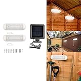 Zehui Forホーム廊下階段分割タイプ5 LEDソーラーライト2パックSolar Powered Nightランプ屋外ガーデンライト