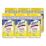 Lysol Disinfecting Wipes - Lemon & Lime Blossom Scent - 6 pk. - 80 ct. each by Lysol [並行輸入品]