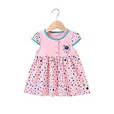 ベビー服 女の子 子供服 Pojour ワンピース 夏 ドレス 袖なし キッズ用かわいいワンピース ギフト 綿 通気 #4 100cm