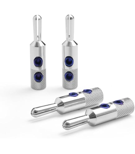 ELACオリジナル・バナナプラグ 4本セット ELACオリジナル・バナナプラグ 4本セット