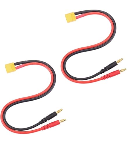 Amazon.co.jp: DC Input Cable (XT60 4mm Plug) G0274 : Toys & Games