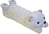 動物の車止め カーストッパー 熊 ホワイト色 一匹販売