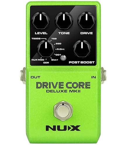 NK ROCK SOUND HOT DRIVE オーバードライブ Amazon | NUX Drive Core Deluxe MKII エフェクター オーバー