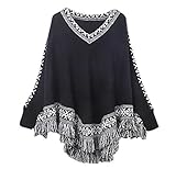 授乳ケープ ポンチョ 長袖 ニット セーター プルオーバー ゆったり ブラック SJ0040