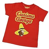 おさるのジョージ 半袖Tシャツ ベビー キッズ Curious George 子供用 fo-sn3257-9026 110cm レッド