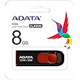 エイデータ(Adata) ADATA USBメモリ 8GB USB2.0 スライド式 ブラック AC008-8G-RKD
