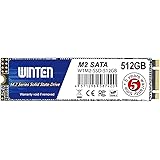 WINTEN 内蔵 SSD 512GB M.2 2280 3D NAND SATA3 6Gb/s (最大読取 530MB/s 最大書込 500MB/s) 5年保証 WTM2-SSD-512GB 【国内正規代理店品】