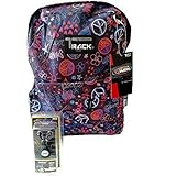 Track By Triple Gear (17" X 13")Backpack with Zipper Pockets for Boys and Girls and 1 Earbud for iph