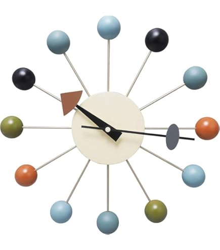 Amazon.co.jp: GEORGE NELSON FLUTTER CLOCK ジョージ・ネルソン