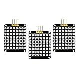 Baosity 3個　LEDマトリックスディスプレイモジュール　8x8　赤　高輝度