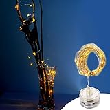 Fairy String Lights, AGPtek 3 Pack Submersible 9.8ft 30LED Battery-Operated Waterproof Starry LED Li