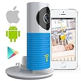 スマートベイビーモニター、P2Pナイトビジョン録画ビデオ、監視システムセキュリティカメラ、iPhone＆Androidに対応。 WifiがNanny Camを有効にしました。動きのあるセル警告