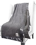 Little Giraffe Chenille Throw Blanket 45" X 59" グレー CHTHRCL