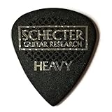 SCHECTER ピック ポリアセタール ラバー ティアドロップ Heavy SPT-HP10 BR