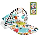 フィッシャープライス(fisher price) あんよでキック! 感覚が育つ4WAYバイリンガル・ピアノジム 2024年モデル発売記念 バイリンガル・スマホセット 赤ちゃん・幼児おもちゃ 知育・学習玩具 室内遊具 ベビージム ・ プレイマット ・ 英語 ・ 外国語 0ヵ月から マルチ HNH11-HYJ72