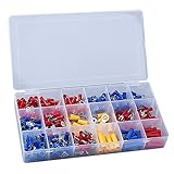 Dovewill 約300ピース　アース　配線　電気　コネクタ　断熱圧着端子　揃った端子キット