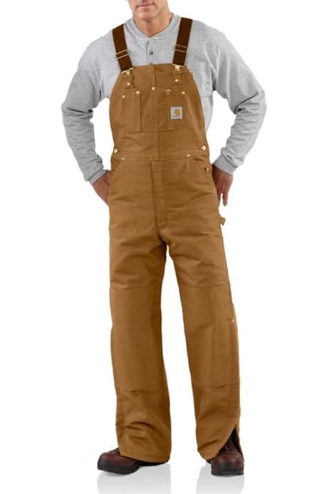 carhartt quilt lined overalls