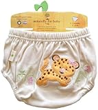 Naturally for Baby Organic Sasha Embroidered/ Applique Diaper Cover, Large, 6-12 Months (Discontinue