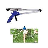 Carejoy ゴミ取り トング アルミ合金 ゴミ拾いトング 改良型 ごみを落ちにくい　軽い　...