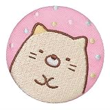 すみっコぐらし 刺繍缶バッジビスケット [4.ねこ](単品)※お菓子は付属しません。