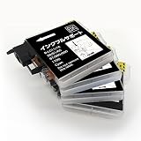 ブラザー LC11/16BK 互換インク ブラック 4個セット brother LC11 LC16 プリンター保証付 LC11/16-BK