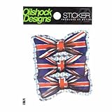 オイルショックデザインズ[ステッカー]ダイカット防水ステッカー/Union Jack Ribbon