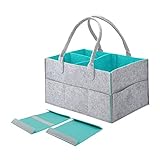 Yosoo おむつ ストッカー オムツ 収納ケース 折りたたみ 収納 ボックス ベビー用品 収納バッグ おもちゃ 小物入れ おむつ保育園収納ボックス 車載旅行用収納バック ブールフェルトバスケット 大