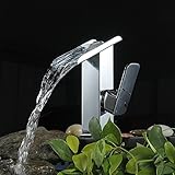 JiaYouJia バスタブ蛇口 滝型 水栓金具 浴室設備アクセサリ風呂場のシャワーサウナ家具　クロームメッキ表面処理