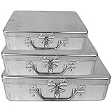 Trademark Tools 75-3789 3-Pc Aluminum Storage Box with Lockable Clasp and Handle [並行輸入品]
