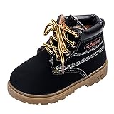 ブーツ キッズ マーティンブーツ ショートブーツ 子供用 14cm 滑り止め シンプル アウトドア 保暖 防寒 通園 通学 Kootk