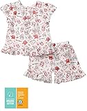 【あるこんたるこん】 オーガニック ベビー キッズ ルームウェア マチルダ 女の子 パジャマ ガーゼ (80)