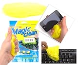 DURAGADGET Home And Office Yellow 'Magic Clean' Non-Sticky Cleansing Gel For New Sony ILCE-QX1 Lens-