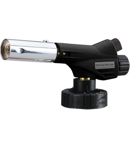 Amazon | ガスバーナー ，トーチバーナー 料理用 火力調節 漏れにくさ