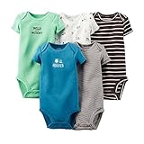 Carter's （カーターズ） :: ロンパース ボディスーツ ボディースーツ 半袖 5枚組 男の子 綿 ジャージー 100% :: 5-Pack Short-Sleeve Bodysuits ::