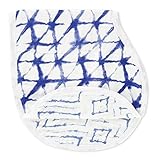 aden + anais (エイデンアンドアネイ) 【日本正規品】 バンブー バーピービブ1枚組 indigo bamboo burpy bib single-9413