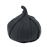 【ノーブランド品】とんがりニット帽 45-52cm ベビー・キッズ うずまき ねじねじ ねじり トンガリ 帽子 ニットワッチ ニットキャップ 子供用 ダークグレー